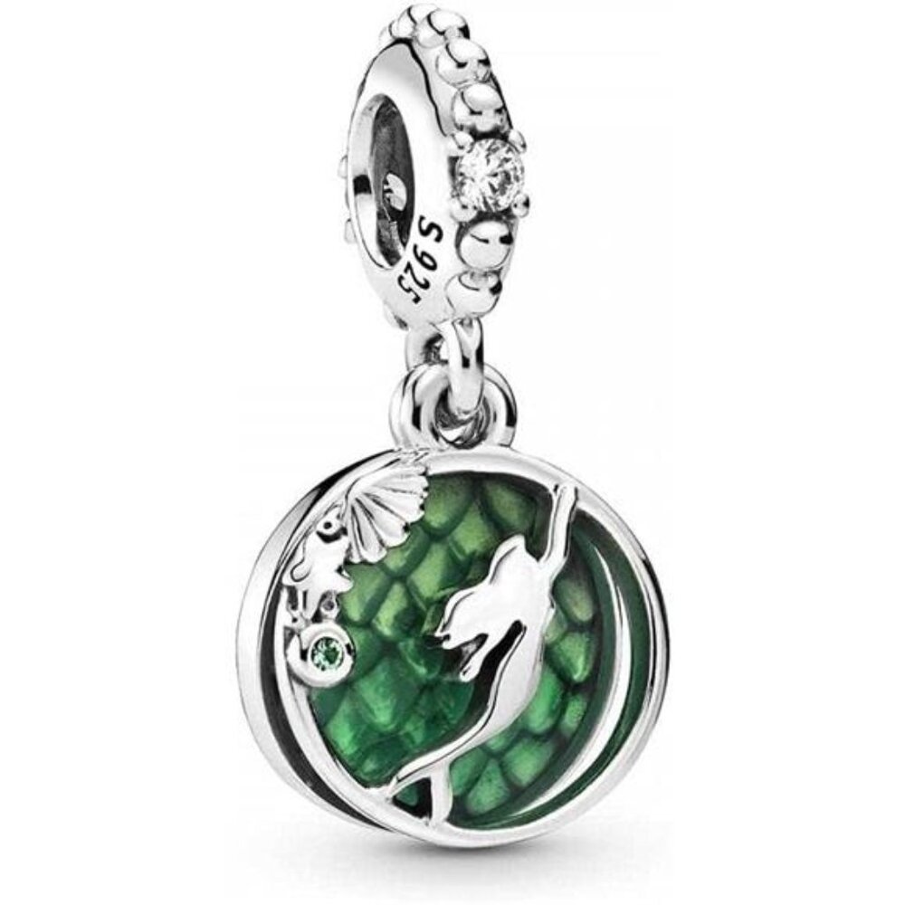 925 Sterling Silver Pendant Mermaid